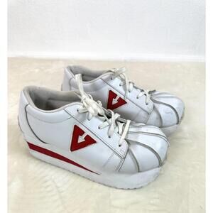 Vintage 1990s Size 10 Volatile Reaction Chunky Platform Sneakers Kicks Y2K